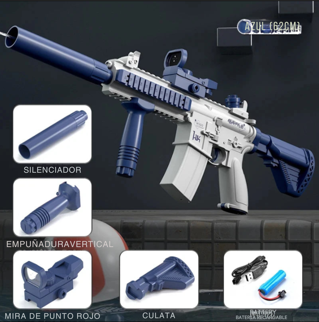 Accesorios pistola color azul