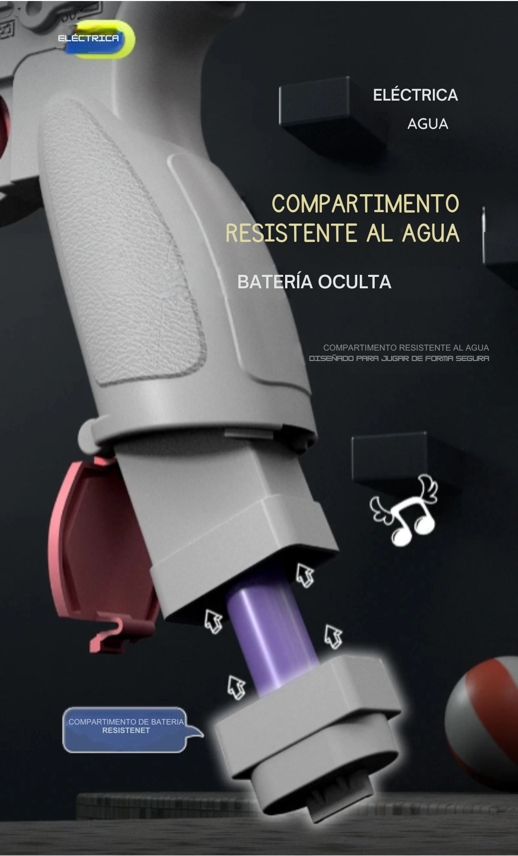 Bateria resistente al agua Summer Blasters
