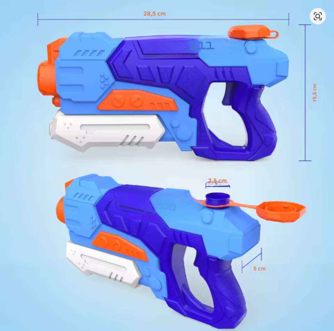 Pack de Pistolas de Agua de Juguete