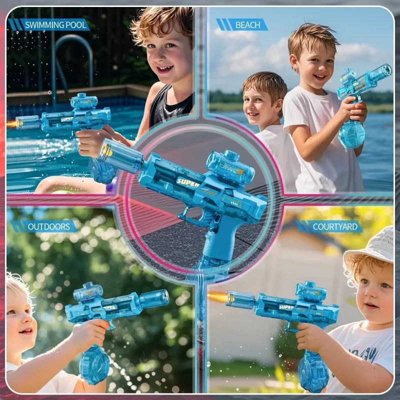 Pistola de Agua Eléctrica LED